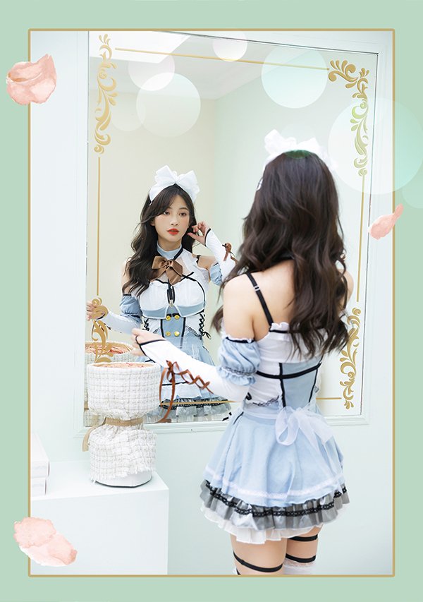 画像7: 【即日発送】プリンセスメイド【マリームーン】【ハロウィンコスプレ8点セット】【フリーサイズ/2カラー】[OF04]