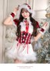 画像5: 【即日発送】【クリスマスコスプレ7点セット】【Malymoon/マリームーン】レースアップ猫耳チェックサンタ【フリーサイズ/1カラー】[OF03] (5)