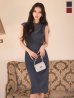 ネイビー モデル：ゆりお　身長：165cm　着用サイズ：Sサイズ
