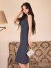 ネイビー モデル：ゆりお　身長：165cm　着用サイズ：Sサイズ