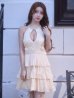 ホワイト モデル：ももか　身長：156cm　着用サイズ：Sサイズ