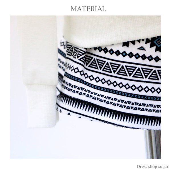 画像8: 【即日発送】【水着小物：ビーチウェア】エスニック柄セットアップ[YMT]