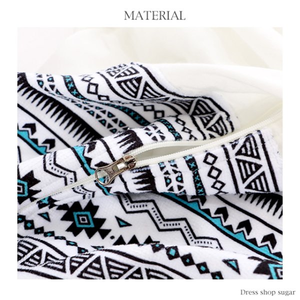 画像10: 【即日発送】【水着小物：ビーチウェア】エスニック柄セットアップ[YMT]