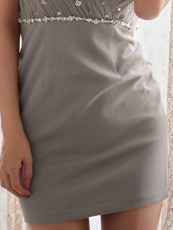 グレー　モデル：ゆめ　身長：160cm　着用サイズ：Sサイズ
