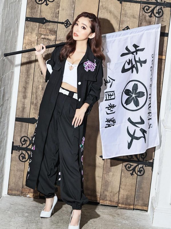 画像6: 【即日発送】特攻服コスプレセット【sugar nineハロウィン4点セット】【S-XLサイズ/6カラー】(7137SB)[HC02]