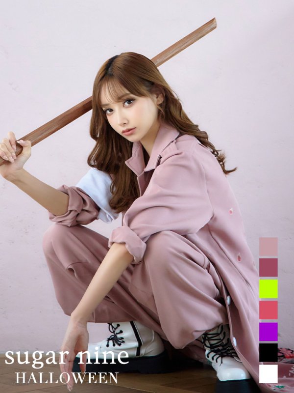 画像5: 【即日発送】特攻服コスプレセット【sugar nineハロウィン4点セット】【S-XLサイズ/8カラー】(7137SB)[HC03]
