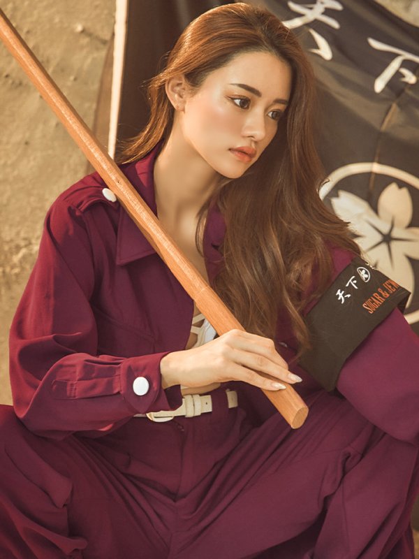 画像10: 【即日発送】【ハロウィン】特攻服コスプレセット【コスプレ4点セット】【S-XLサイズ/8カラー】(7137SB)[HC03]