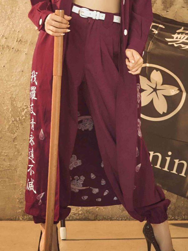 画像14: 【即日発送】【ハロウィン】特攻服コスプレセット【コスプレ4点セット】【S-XLサイズ/8カラー】(7137SB)[HC03]