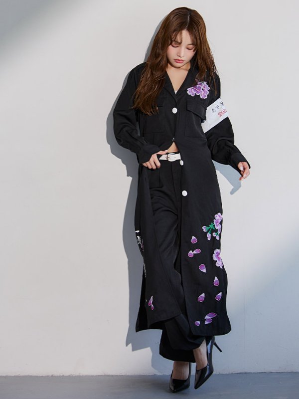 モデル：吉木千沙都 身長：158cm　着用サイズ：S-Mサイズ