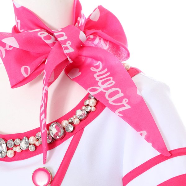 画像12: 【アウトレット】【ハロウィン】ピンクCAコスプレセット【S-XLサイズ/1カラー】[HC03]