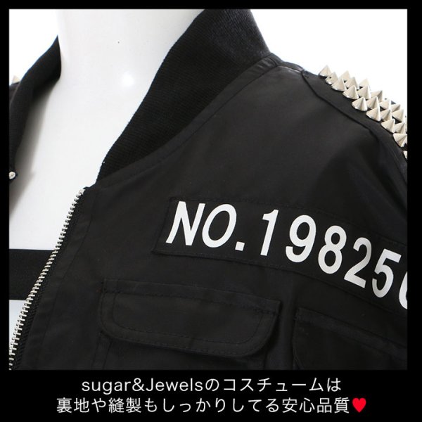 画像13: 【SALE!!】【即日発送】【ハロウィン5点セット】MA-1付きSWATコスプレ【S-Lサイズ/1カラー】（HC206SB_B / SDELIGHT-658）[OF01]