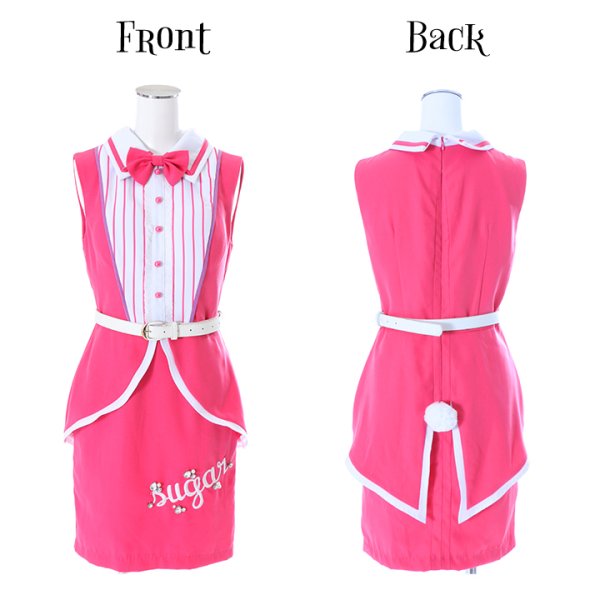 画像11: 【値下げ!】【即日発送】【ハロウィンコスプレ5点セット】ピンクドールバニー【S-XLサイズ/1カラー】( W001795/ SAMU20P)[OF01
