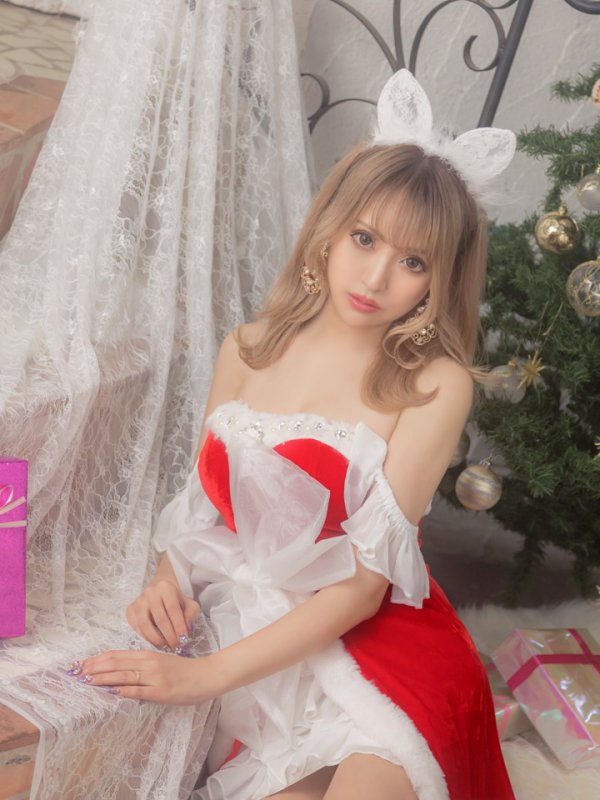 画像8: 【即日発送】【sugar nine サンタコス4点セット】【S〜Lサイズ/1カラー】さくりなちゃんコラボサンタコスプレ[OF01]