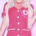 画像5: 【値下げ！】【即日発送】【ハロウィン2点セット】ピンクナースコスプレセット【S-Lサイズ/1カラー】(6731sockSB/ch02)[HC02]
