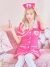画像6: 【値下げ！】【即日発送】【ハロウィン】ピンクナースコスプレセット【コスプレ2点セット】【S-Lサイズ/1カラー】(6731sockSB/ch02)[HC02]
