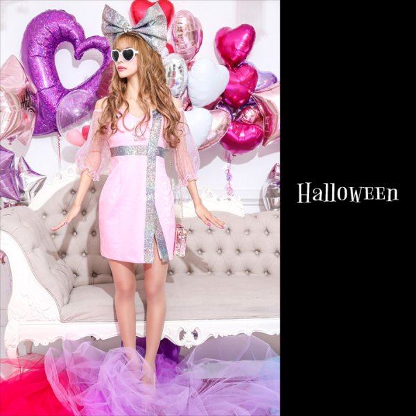 画像4: 【SALE!!】【即日発送】【ハロウィン2点セット】BIGリボンドールコスプレセット【S?Lサイズ/1カラー】[HC02]