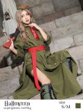 【値下げ！】【即日発送】ミリタリーコスプレセット【ハロウィン5点セット】【S-Mサイズ/1カラー】(HC206_SV)[HC02]