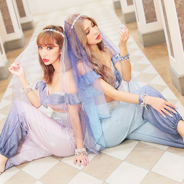 画像18: 【即日発送】アラビアンガール/アラジンコスプレセット【ハロウィン4点セット】【S-Mサイズ/2カラー】[HC03]