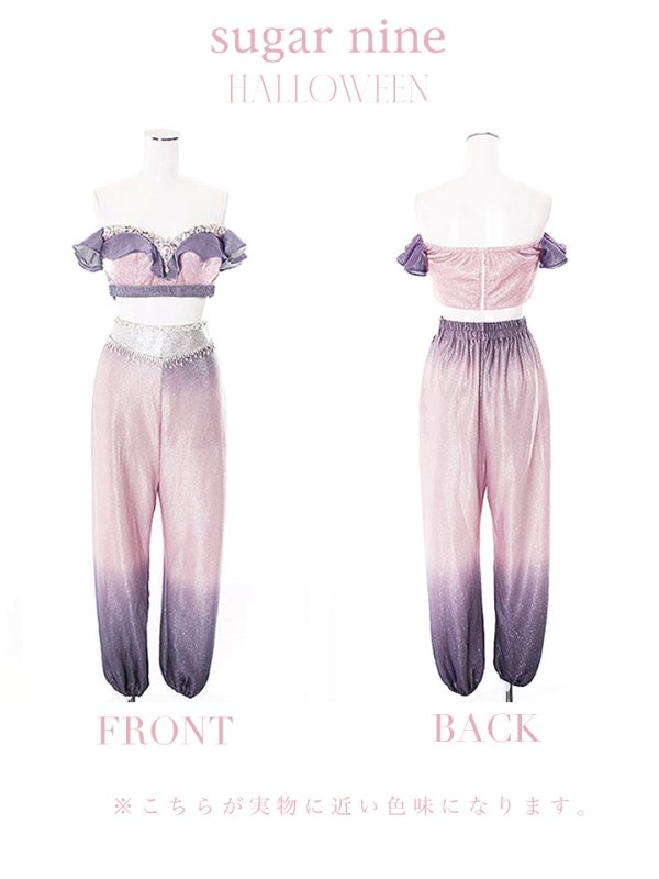 画像13: 【即日発送】アラビアンガールコスプレセット【ハロウィン4点セット】【S-Mサイズ/2カラー】[OF01]