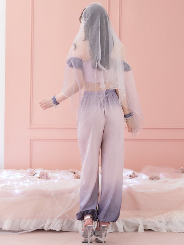 画像6: 【即日発送】アラビアンガール/アラジンコスプレセット【ハロウィン4点セット】【S-Mサイズ/2カラー】[OF01]