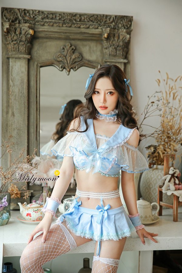 画像8: 【即日発送】【マリームーン】セクシーセーラー服【ハロウィンコスプレ8点セット】【Fサイズ/1カラー】[HC03]