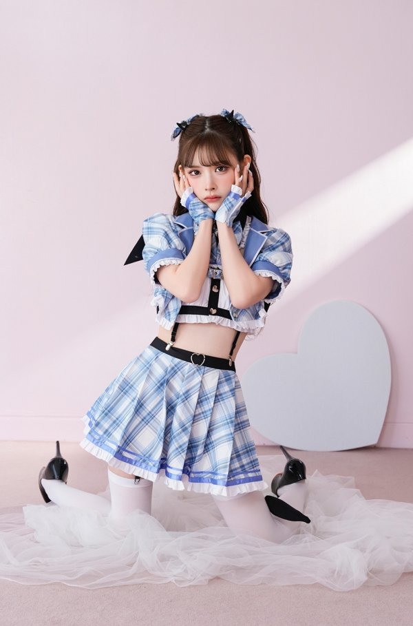 画像3: 【即日発送】チェックデビル制服コスチューム【マリームーン】【ハロウィンコスプレ10点セット】【フリーサイズ/2カラー】[HC03]