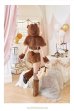 ブラウン モデル：身長：162cm　着用サイズ：Fサイズ