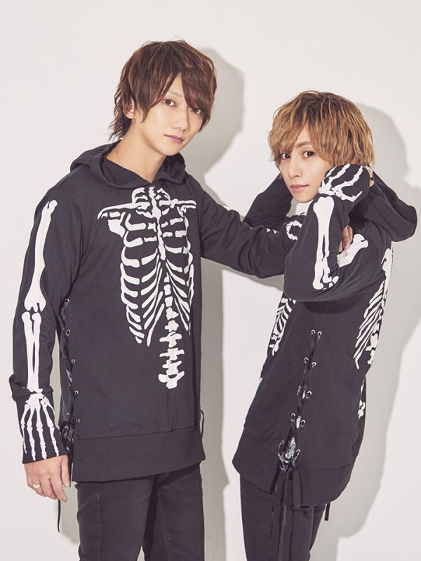 画像5: 【SALE!!】【即日発送】スカルプリントパーカーコスプレ【sugar nineハロウィンコスプレ】【S-Mサイズ/2カラー】【HC02】