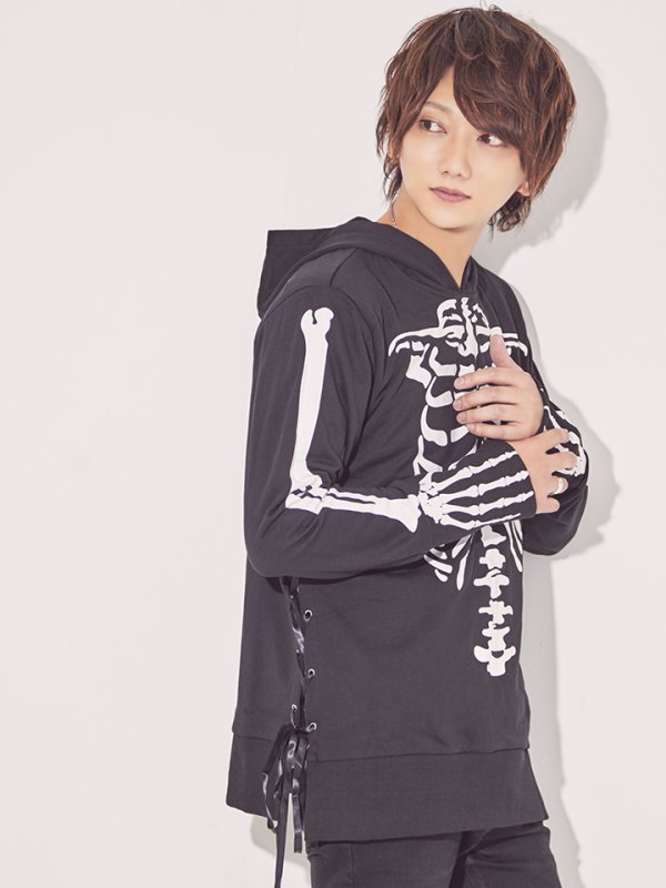 画像12: 【SALE!!】【即日発送】スカルプリントパーカーコスプレ【sugar nineハロウィンコスプレ】【S-Mサイズ/2カラー】【HC02】