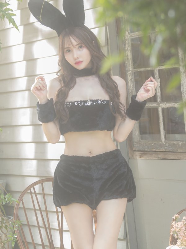 画像7: もこもこバニーコスプレ/アニマルコスプレセット【sugar nineハロウィンコスプレ6点セット】【FREEサイズ/1カラー】[OF01]