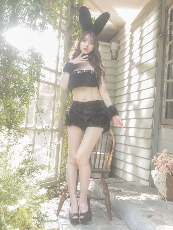 画像8: もこもこバニーコスプレ/アニマルコスプレセット【sugar nineハロウィンコスプレ6点セット】【FREEサイズ/1カラー】[OF01]