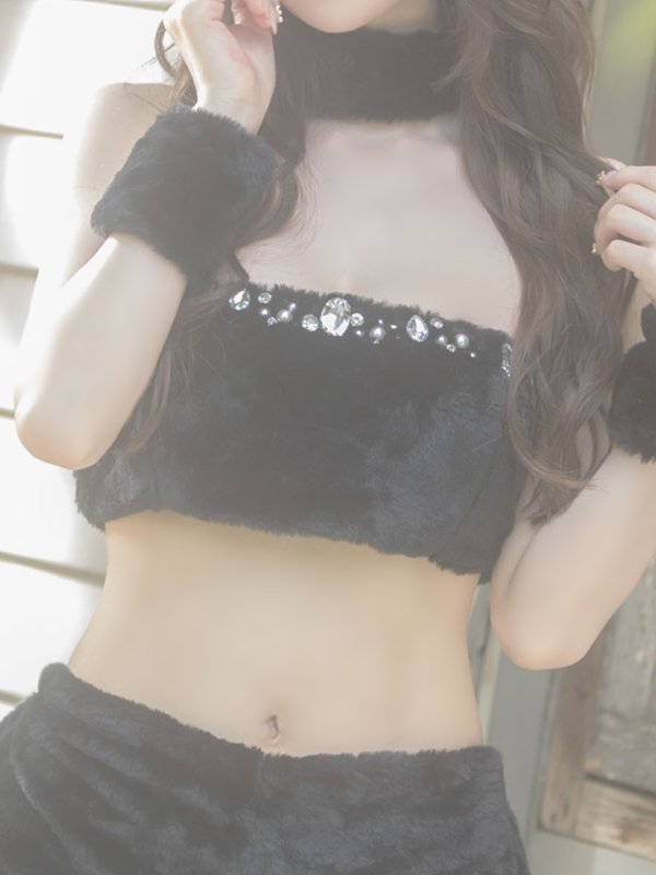 画像10: もこもこバニーコスプレ/アニマルコスプレセット【sugar nineハロウィンコスプレ6点セット】【FREEサイズ/1カラー】[OF01]