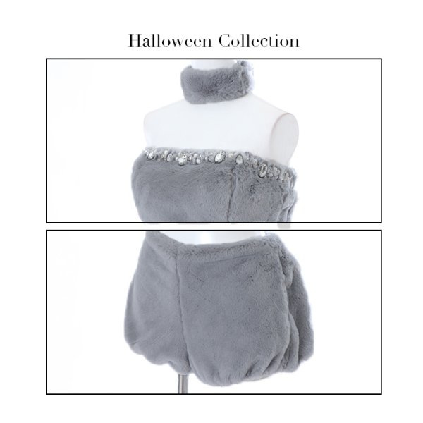 画像15: もこもこバニーコスプレ/アニマルコスプレセット【sugar nineハロウィンコスプレ6点セット】【FREEサイズ/1カラー】[HC03]