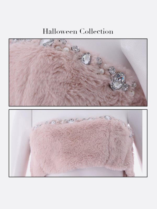 画像18: もこもこバニーコスプレ/アニマルコスプレセット【sugar nineハロウィンコスプレ6点セット】【FREEサイズ/4カラー】[HC03]