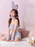 もこもこバニーコスプレ/アニマルコスプレセット【sugar nineハロウィンコスプレ6点セット】【FREEサイズ/4カラー】[YMT]
