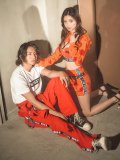 【即日発送】【ハロウィン】オレンジ囚人コスプレ 【コスプレ4点セット】【コスプレ2点セット】【S-Mサイズ/1カラー】【S-XXLサイズ/1カラー】(HC206-SV)[YMT]
