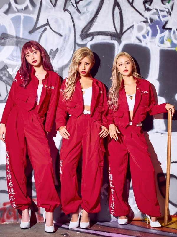 画像12: 【即日発送】即日発送! 短ラン/特攻服コスプレセット【sugar nineハロウィン3点セット】【S-XLサイズ/2カラー】(7137SB)【HC02】