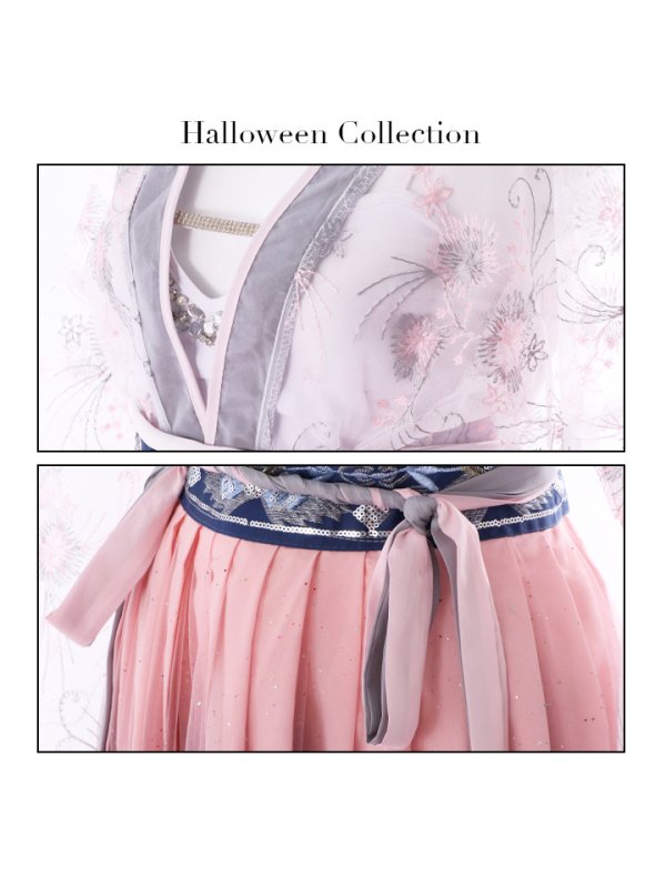 画像16: 【即日発送】漢服コスプレセット【sugar nineハロウィン3点セット】【フリーサイズ/1カラー】(SE03SB/H1001SB)【OF01】