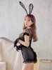 画像10: 【即日発送】ブラックドットレースバニーコスプレ【sugar nineハロウィン5点セット】【XS-Lサイズ/1カラー】[OF01/OF01]