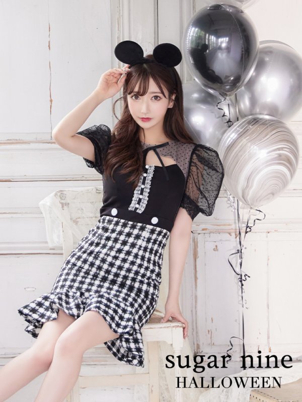 画像3: 【SALE!!】【即日発送】ブラックマウスコスプレ/ワンピースコスプレ【sugar nineハロウィン2点セット】【S-Lサイズ/1カラー】[HC03]
