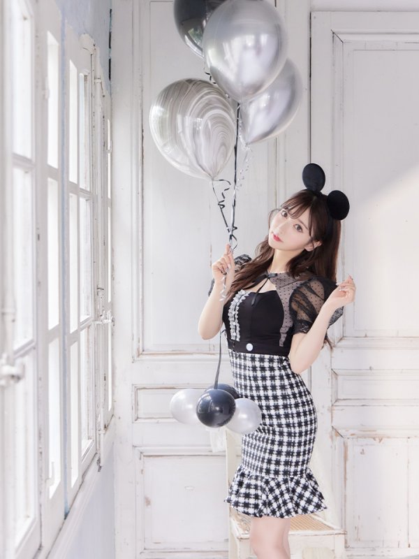 画像10: 【SALE!!】【即日発送】ブラックマウスコスプレ/ワンピースコスプレ【sugar nineハロウィン2点セット】【S-Lサイズ/1カラー】[HC03]