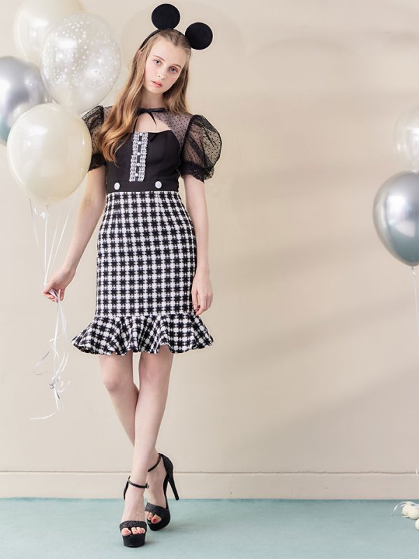 画像5: 【SALE!!】【即日発送】ブラックマウスコスプレ/ワンピースコスプレ【sugar nineハロウィン2点セット】【S-Lサイズ/1カラー】[HC03]
