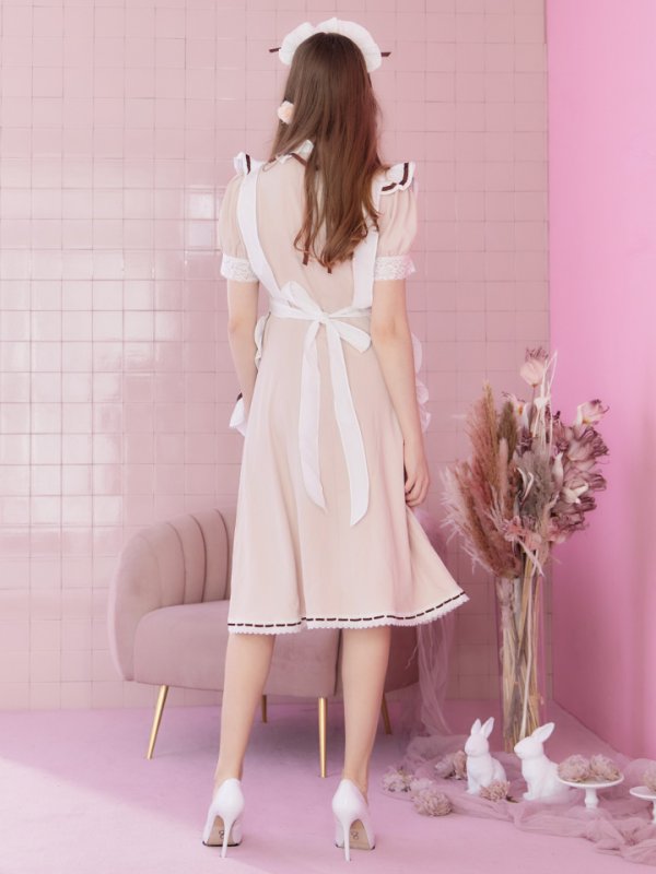 画像7: 【SALE!!】【即日発送】クラシカルメイドコスプレ【sugar nineハロウィン4点セット】【S-Lサイズ/2カラー】[OF01]