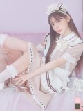 【値下げ！】【即日発送】【ハロウィン】緩苺ちゃん着用 クラシカルメイドコスプレ 【コスプレ4点セット】【S-Lサイズ/2カラー】[YMT