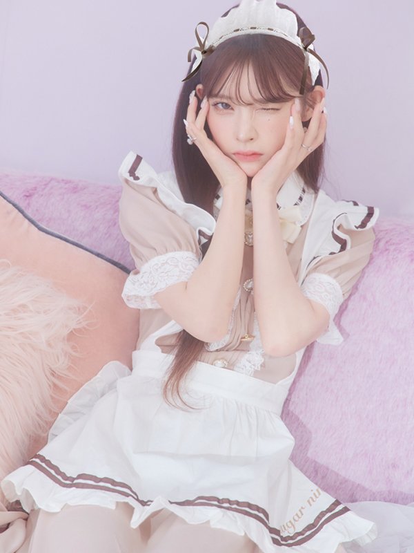 画像14: 【SALE!!】【即日発送】【ハロウィン】緩苺ちゃん着用 クラシカルメイドコスプレ 【コスプレ4点セット】【S-Lサイズ/2カラー】[OF01