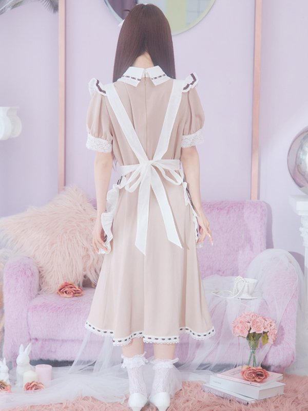 画像15: 【SALE!!】【即日発送】【ハロウィン】緩苺ちゃん着用 クラシカルメイドコスプレ 【コスプレ4点セット】【S-Lサイズ/2カラー】[OF01