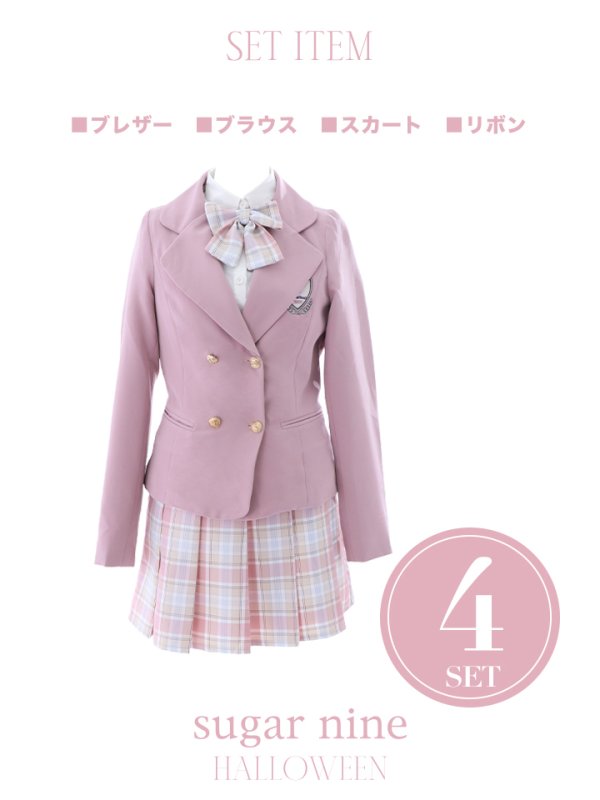 画像13: 【ハロウィン】韓国JKコスプレ【コスプレ4点セット】【S-XLサイズ/1カラー】【OF01】