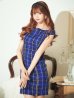 画像14: SALE!タータンチェックタイトドレス/ノースリーブ/ファスナー/胸元隠し/背中隠し/タイト/ミニドレス/キャバドレス/パッド無し/ワンピース 【XS-Lサイズ/3カラー】[OF04]【SB】dzw