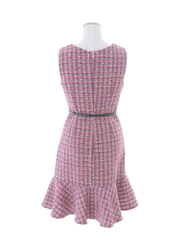 画像30: SALE!【新色登場！】ノースリーブツイードドレス/胸元隠し/背中隠し/ミニドレス/キャバドレス/パッド無し/ワンピース【XS-Lサイズ/3カラー】[HC02-X] 【SB】