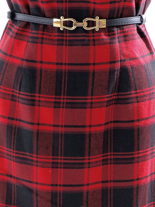 画像14: SALE!ギンガムチェックドレス/ノースリーブ/胸元隠し/背中隠し/ミニドレス/キャバドレス/ワンピース【S-Lサイズ/1カラー】[OF01] 【SB】